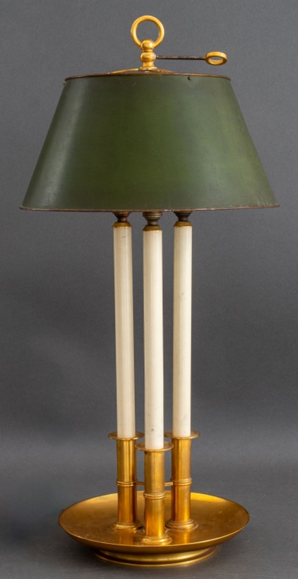 GEORGIAN STYLE TALL BOUILLOTTE LAMP