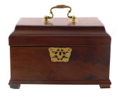 GEORGIAN STYLE TEA CADDY WITH