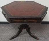 GEORGIAN STYLE TOOLED LEATHER