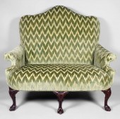 GEORGIAN STYLE UPHOLSTERED CUT