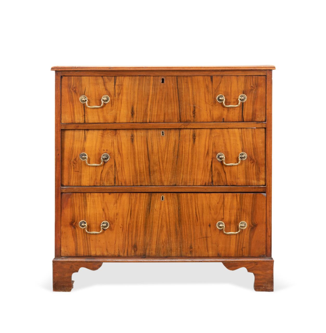 GEORGIAN STYLE WALNUT CROSSBANDED