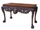 GEORGIAN STYLE WELL-CARVED MAH