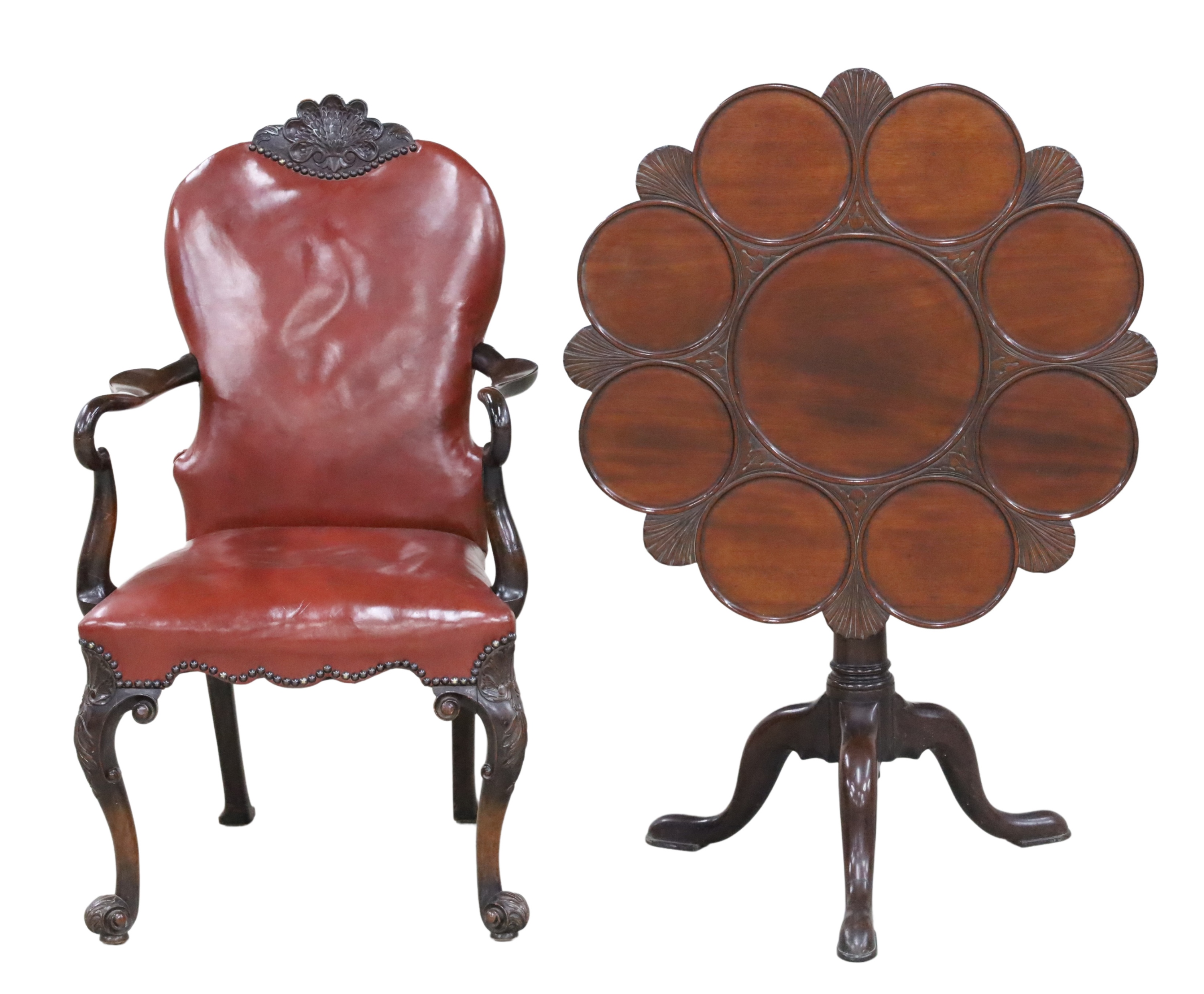 GEORGIAN SUPPER TABLE & CHAIR 2