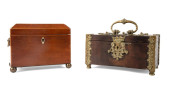 GEORGIAN TEA CADDY AND GOTHIC