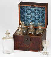 GEORGIAN TRAVELING MAHOGANY LI
