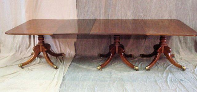 Georgian Triple Pedestal Dining