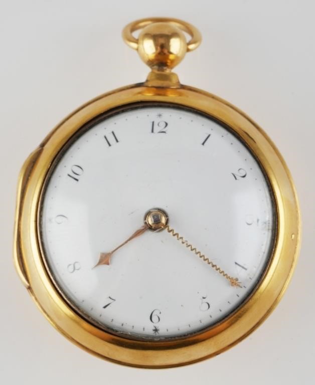 GEORGIAN VERMEIL VERGE FUSEE