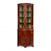 GEORGIAN WALNUT BOWFRONT STAND