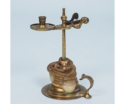 GEORGIAN WAX JACKGeorgian brass wax