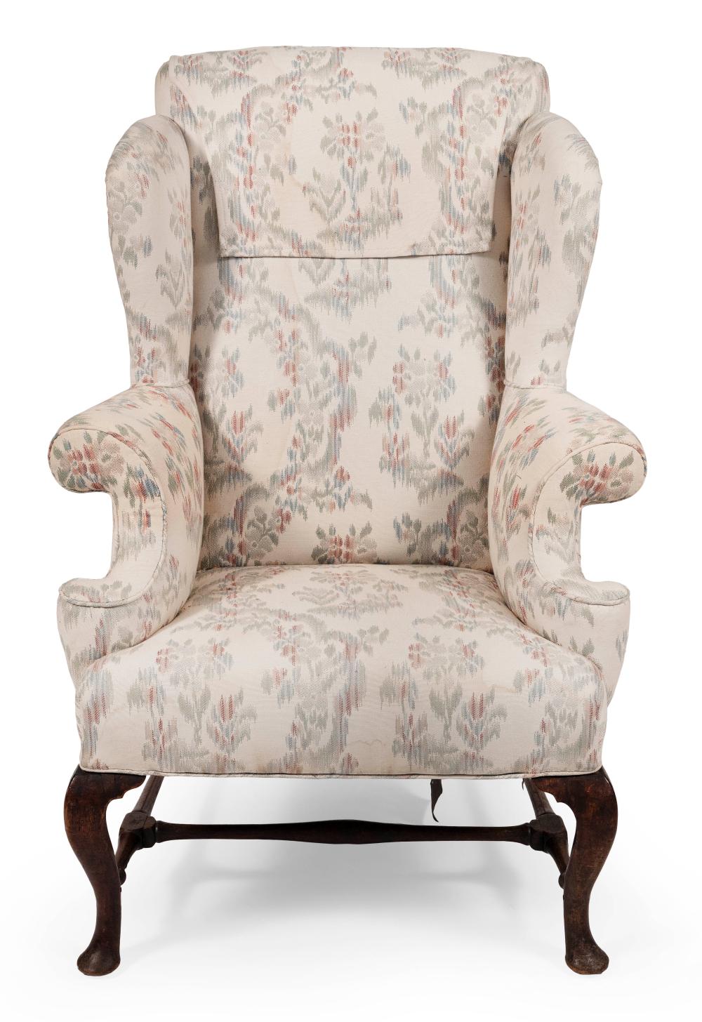 GEORGIAN WING CHAIR MID-18TH