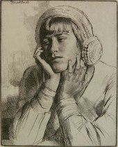 GERALD BROCKHURST ETCHINGGeral