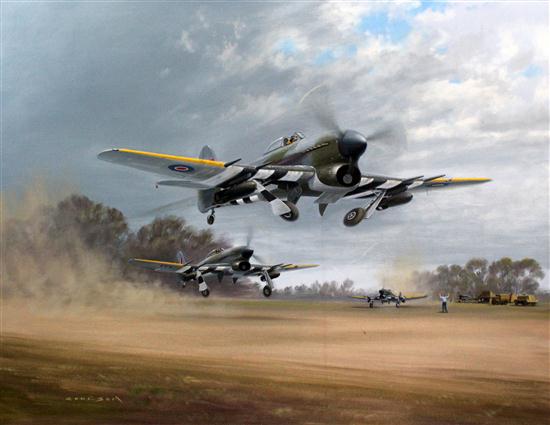 Gerald Coulson (20th C.) oil on