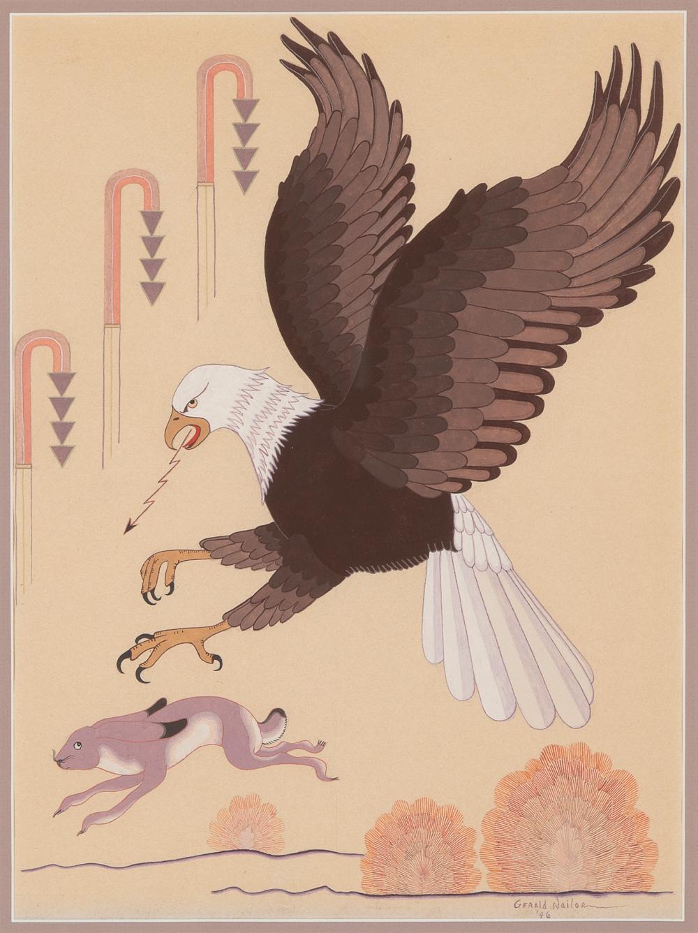GERALD NAILOR, EAGLE HUNTING