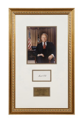 GERALD R. FORD SIGNATURE ON PA
