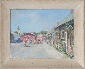 GERALD TABER OIL ON MASONITE "