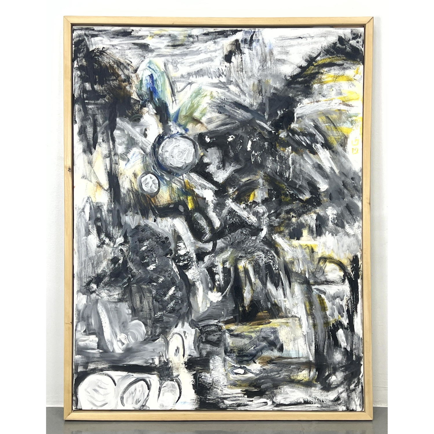 GERALDINE GROSSMAN abstract acrylic