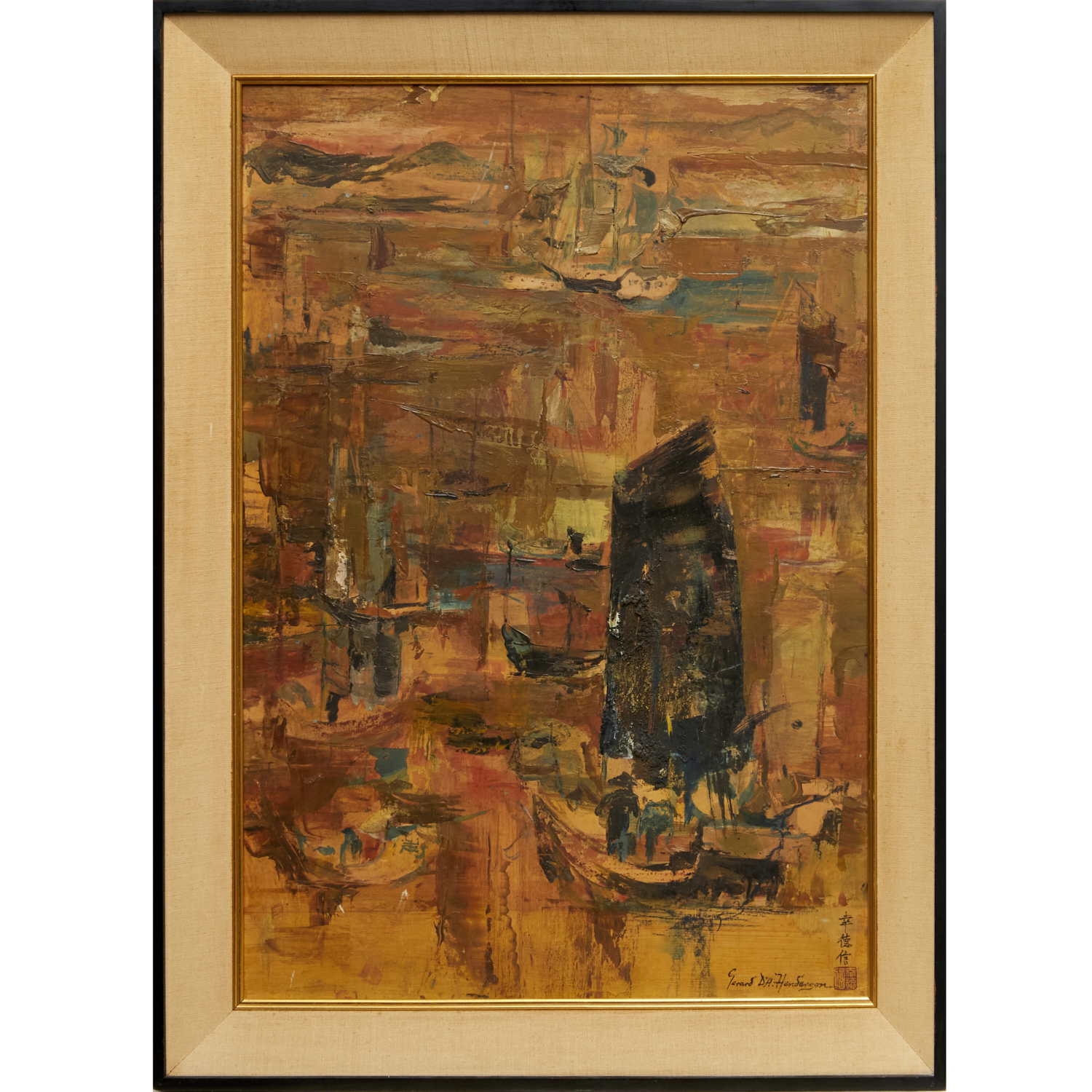 GERARD D'A HENDERSON, LARGE OIL