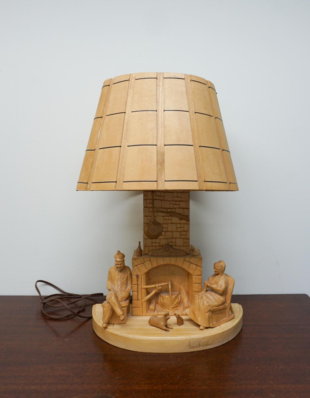 GERARD FORTIN CARVED WOOD