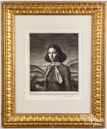 GERARD LESLIE BROCKHURST SIGNED