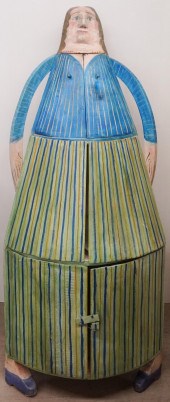 GERARD RIGOT PAINTED WOOD 'WOM