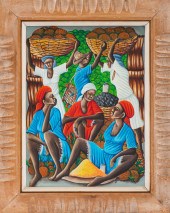 GERARD VALCIN HAITIAN FOLK PAI
