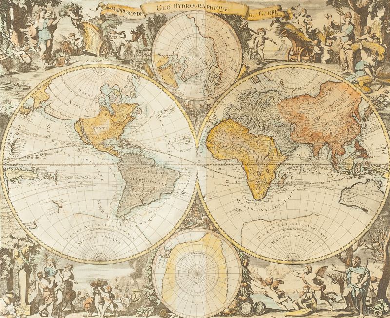 Gerard Valck Double-Hemisphere