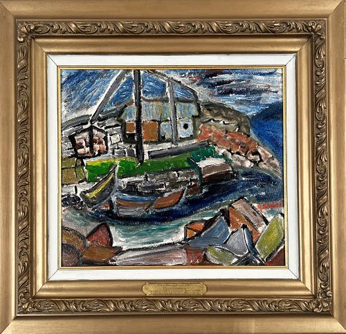 GERARDIA, O/B ABSTRACT DOCK