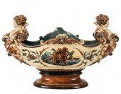 GERBING & STEPHAN MAJOLICA JAR