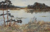 GERIE JACOBS, POND LANDSCAPE,
