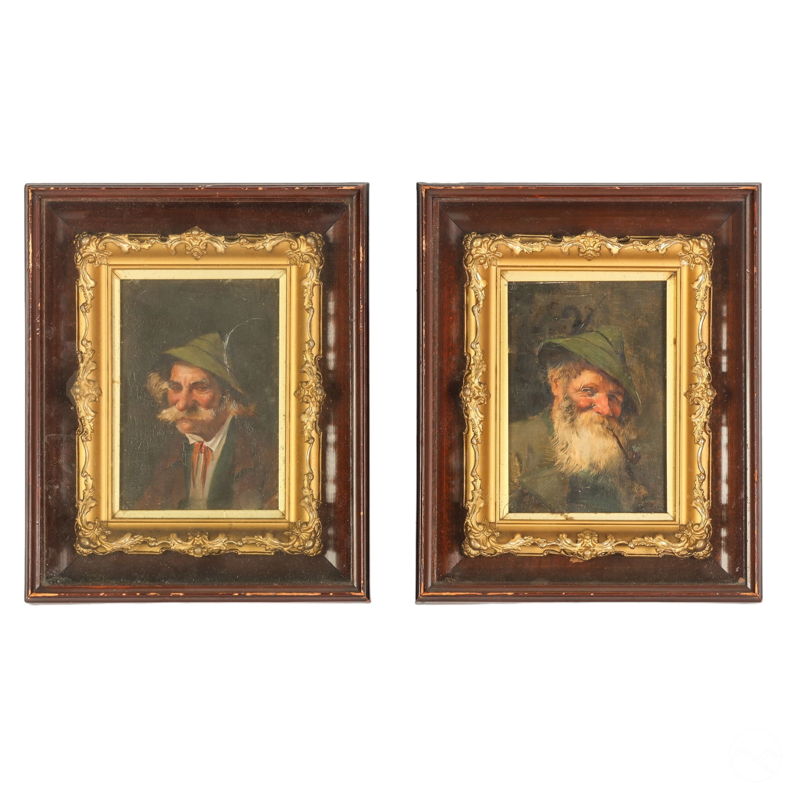 GERMAN 19C ANTIQUE BAVARIAN MEN
