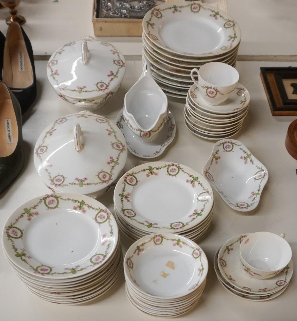 GERMAN 57-PIECE PORCELAIN DINNER