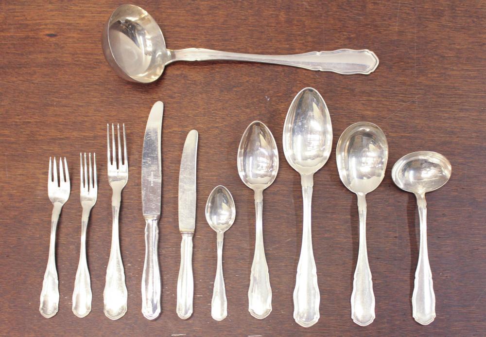 GERMAN .800 FINE SILVER FLATWARE