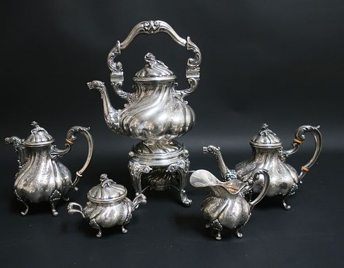 GERMAN .800 SILVER 5-PIECE