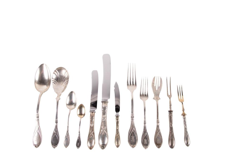 GERMAN .800 SILVER FLATWARE