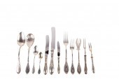 GERMAN .800 SILVER FLATWARE SE