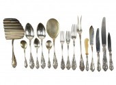 GERMAN .800 SILVER FLATWARE SE