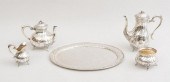 GERMAN 800 SILVER FOUR-PIECE T