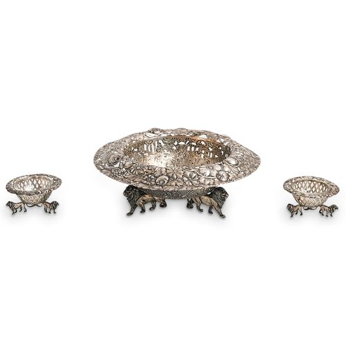 GERMAN 800 SILVER FRUIT BOWL