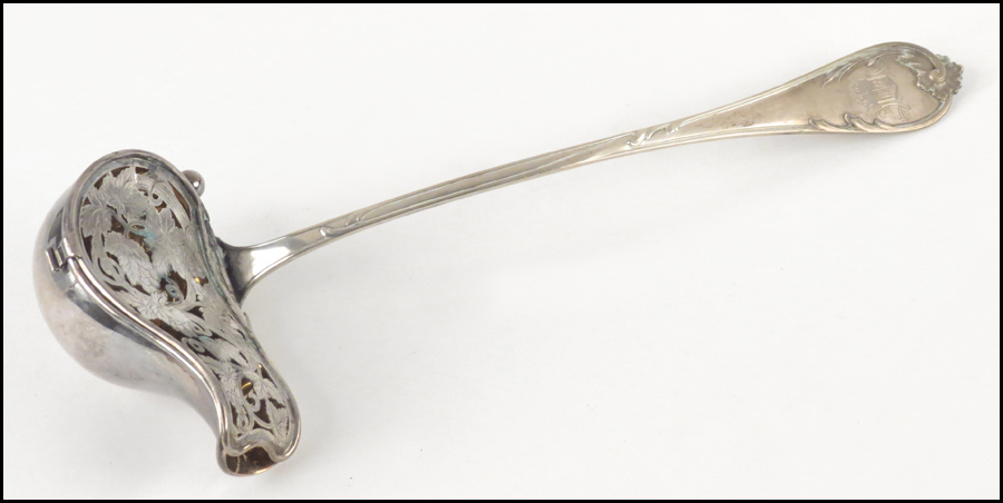 GERMAN .800 SILVER LADLE. Bearing a