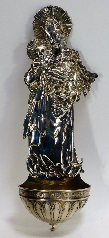 GERMAN .800 SILVER MADONNA &