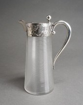 GERMAN 800-SILVER MOUNTED CRYS