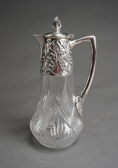 GERMAN 800-SILVER MOUNTED GLAS