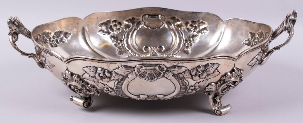 GERMAN .800 SILVER OVAL CENTERPIECE