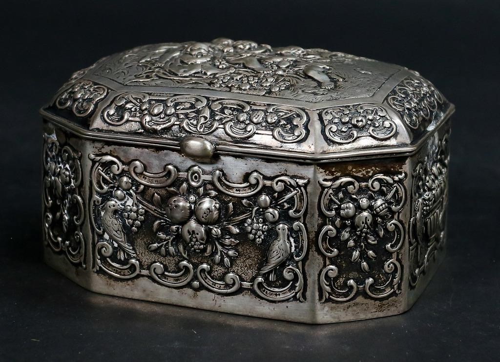 GERMAN 800 SILVER REPOUSSE