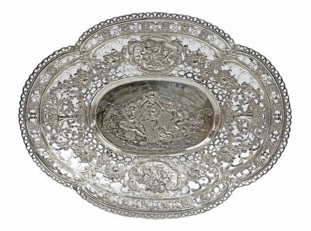 GERMAN 800 SILVER RETICULATED LOBED