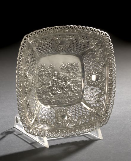 German .800 Silver Sweetmeat Dish,