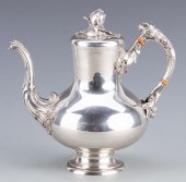 GERMAN 800 SILVER TEAPOT W/ RO