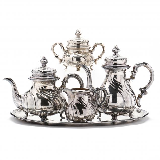 GERMAN .835 SILVER FOUR PIECE