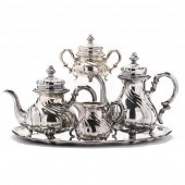 GERMAN .835 SILVER FOUR PIECE