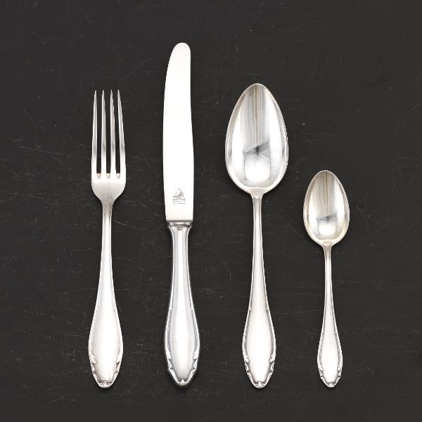 GERMAN 925 SILVER SERVICE FOR